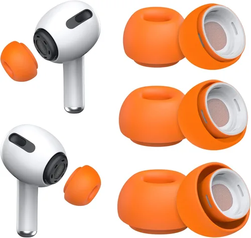 Miniatura 23 de [3 pares] Puntas de repuesto para los oídos para Airpods Pro y Airpods Pro de 2ª generación con orificio de reducción de ruido, puntas de silicona