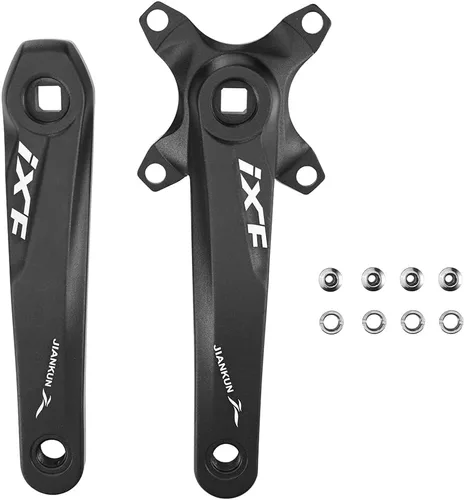 Miniatura 7 de CYSKY Square Taper Triple Crankset 170mm 44-32-22, 42-32-24 Chainring 3X 9 10 Speed Bike Crankset 64/104 BCD for Mountain Bike Compatible with
