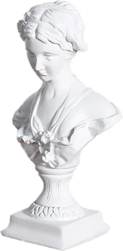 Miniatura 7 de Estatua griega de la diosa de Venus de 8.6 pulgadas, mitología griega romana clásica, estatua de busto de cabeza, estatua de resina para el hogar