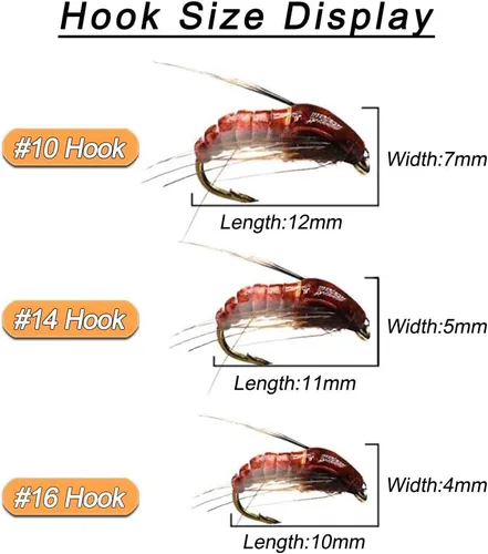 Miniatura 6 de Kit de moscas de pesca con mosca, 40/137 piezas, surtido de moscas secas/húmedas, serpentina para trucha, lubina, pez + caja de moscas