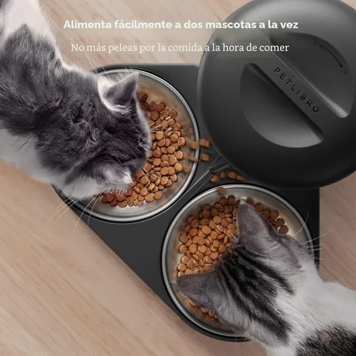 Miniatura 2 de PETLIBRO Comedero Automático para Gatos, Dispensador de Comida para Mascotas con Preservación de Frescura, Comederos Temporizados para Gatos