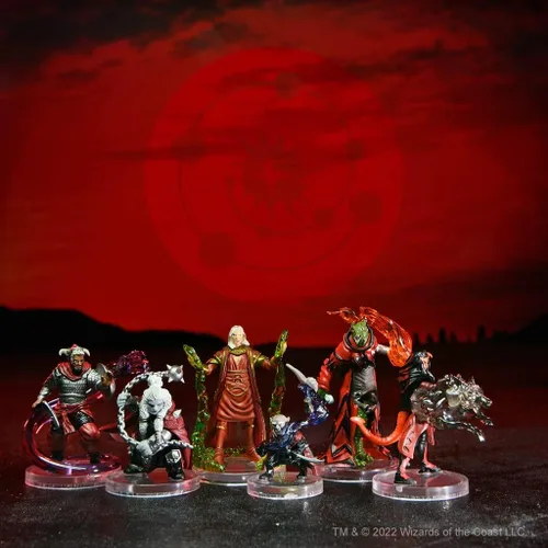 Miniatura 2 de Dungeons & Dragons Onslaught: Paquete de Facción de Magos Rojos