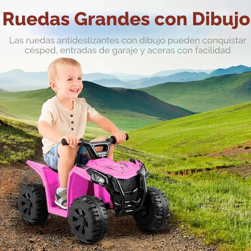 Miniatura 5 de Best Choice Products - Auto para montar de 6 V para niños, cuadriciclo de 4 ruedas, coche de juego con velocidad máxima de 1.8 MPH, neumáticos