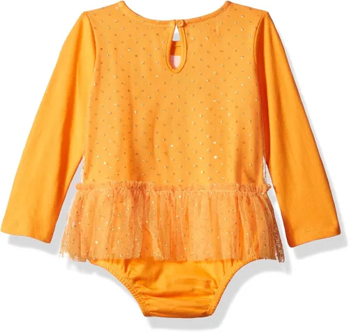 Miniatura 2 de Mud Pie Bebé Niñas Halloween Malla Tutu Calabaza Crawler