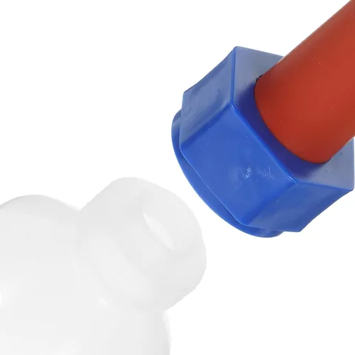 Miniatura 4 de GANAZONO Biberón de silicona gruesa para terneros de 16.9 onzas, alimentador de leche a prueba de fugas para terneros recién nacidos, corderos