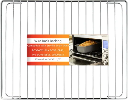 Estante de horno de acero inoxidable para horno inteligente Breville BOV800XL, Plus BOV810BSS, Pro BOV845BSS. SP0002651, reemplazos de estantes para