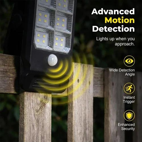 Miniatura 4 de Luz solar con clip con sensor de movimiento, luces USB con clip de carga solar 2026, luz LED recargable portátil multifuncional para campamento, luz