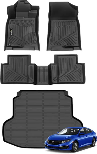 Miniatura 107 de Tapetes de piso para todo clima y forro de carga con respaldo para Chevrolet Suburban de 7 asientos 2021-2025 / GMC Yukon XL de 7 asientos