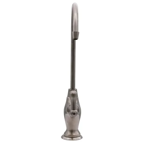 Miniatura 4 de Westbrass D2033-NL-20 Grifo dispensador de agua fría clásico de 1 palanca de 10 pulgadas, acero inoxidable
