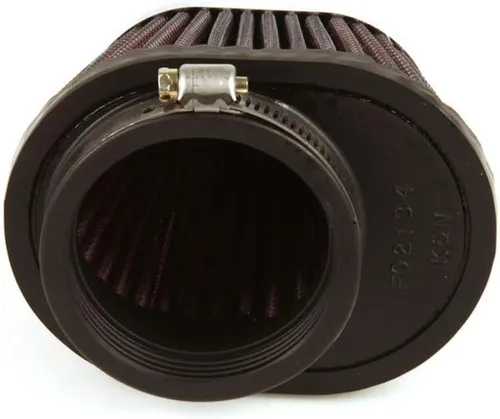 Miniatura 2 de K&N Filtro de aire universal con abrazadera original de alto flujo de por vida: alto rendimiento, premium: diámetro de brida: 2.125 pulgadas, altura