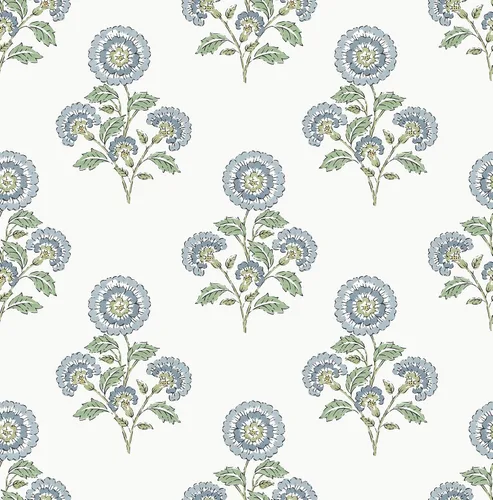 Miniatura 8 de Papel pintado NuWallpaper Flourish Block Print Trigo Falso de Tela de Hierba para Despegar y Pegar, SSS6308