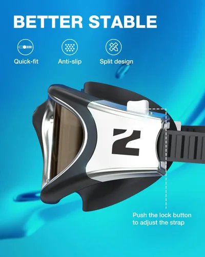 Miniatura 6 de ZIONOR Gafas de natación, G1 Ultra fotocromáticas polarizadas gafas de natación para hombres y mujeres