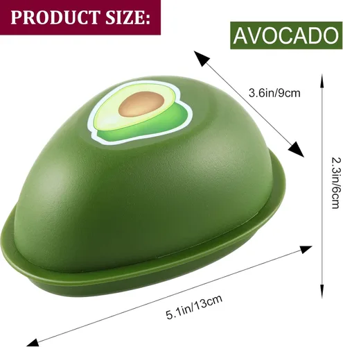 Miniatura 3 de Contenedores para almacenamiento de aguacate, organizador reutilizable para refrigerador, organizador individual para mantener el aguacate fresco