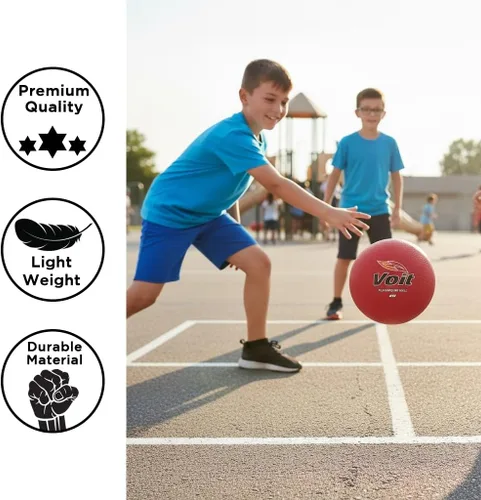 Miniatura 4 de Voit Pelota de juegos infantil, 13 pulgadas, color rojo