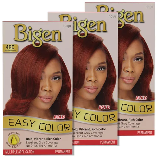 Miniatura 7 de 3RA Bigen Easy Color para Mujer Castaño Intenso - Nueva fórmula - Paquete de 3