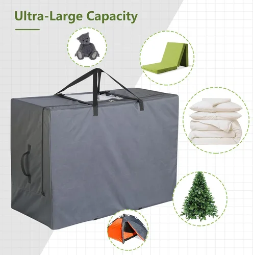 Miniatura 6 de Cuddly Nest Bolsa de Almacenamiento para Colchón Plegable - Funda de Transporte Resistente para Cama de Invitados Tri-Fold