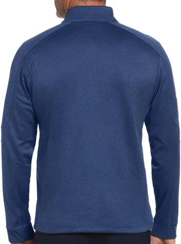 Miniatura 2 de Callaway Suéter de golf de punto gofre de peso medio para hombre con cremallera de 14
