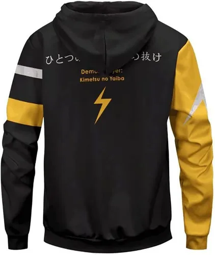 Miniatura 3 de Demon Cosplay - Sudadera con capucha con estampado 3D de Slayer