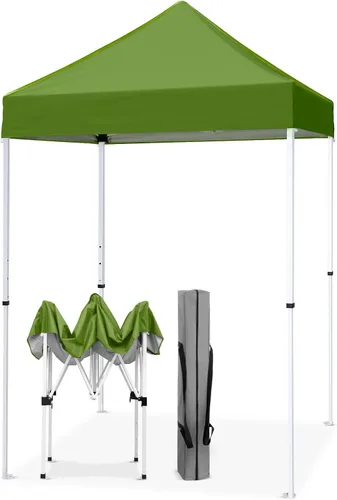 Miniatura 40 de EAGLE PEAK Toldo instantáneo de 5 x 5 con paneles de pared de 4 lados, pequeña tienda de campaña portátil desplegable con bolsa de transporte
