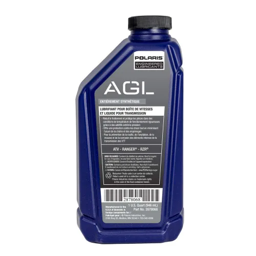 Miniatura 3 de Polaris AGL Fluido de Transmisión y Lubricante de Caja de Engranajes Completamente Sintético para Vehículos Todo Terreno con Motor de 4 Tiempos