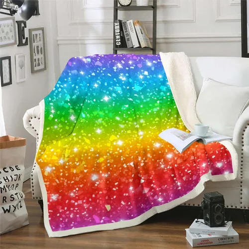 Miniatura 33 de Erosebridal Manta de cama para niños con estampado de consola de videojuegos moderna, manta de felpa suave con botones de acción rosa y azul, manta