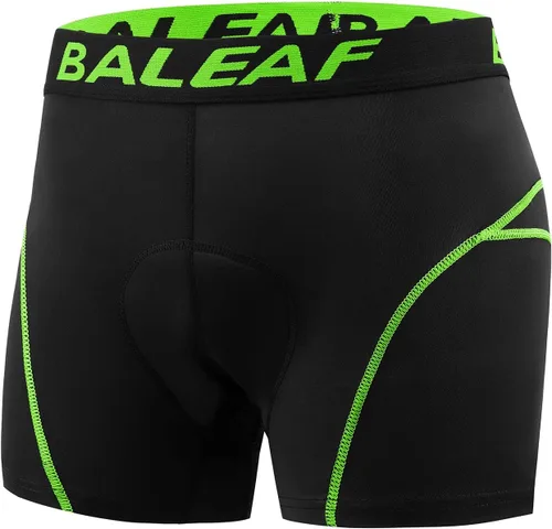 Miniatura 23 de baleaf Pantalones cortos de ciclismo acolchados 3D para hombre, ropa interior de ciclismo MTB Liner