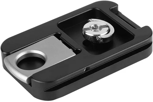 Miniatura 6 de Placa de liberación rápida, cámara de aleación de aluminio QR-60, placa universal de zapata rápida con placa de trípode de montaje de tornillo