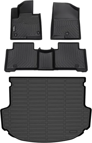 Miniatura 76 de Tapetes de piso para todo clima y forro de carga con respaldo para Chevrolet Suburban de 7 asientos 2021-2025 / GMC Yukon XL de 7 asientos