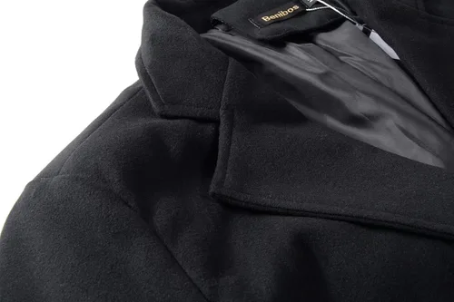 Miniatura 3 de Beninos Gabardina de ajuste delgado con cuello con muescas para hombre