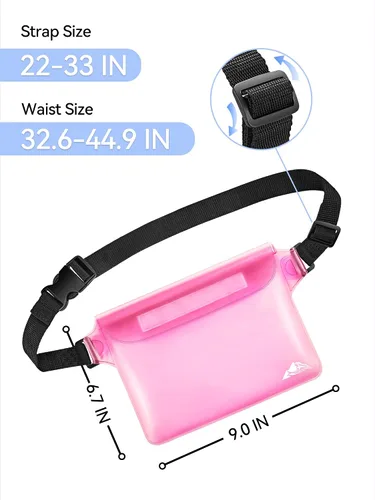 Miniatura 6 de HEETA Bolsa impermeable sensible a la pantalla táctil impermeable con correa ajustable para la cintura incluida con báscula de pescado con pantalla