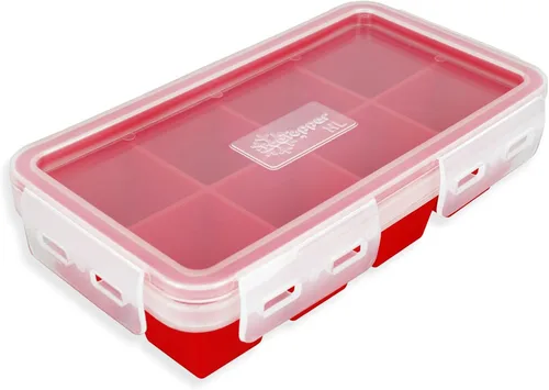 IceTopper - Bandeja para cubitos de hielo con 2 tapas adjuntas, moldes para cubitos de hielo de fácil liberación, 14 cubos por bandeja, apilable y XL
