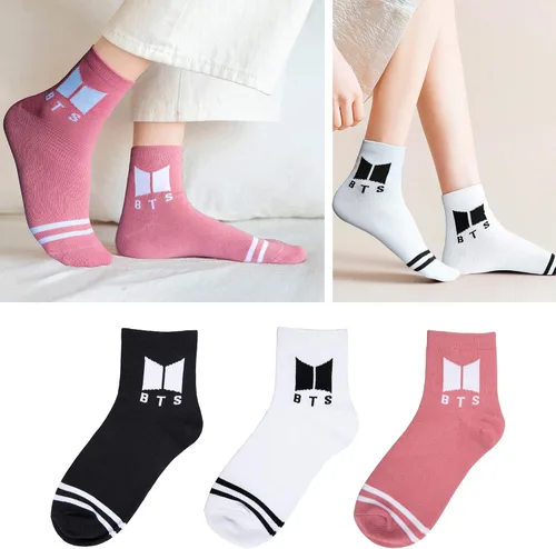 Miniatura 2 de 3 Pack Womens Warm Knit Socks Funny Crew Socks Novelty Cool Funky Crazy Dress Socks