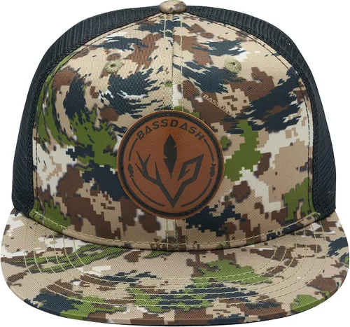 Miniatura 2 de BASSDASH Gorra de Camionero de Ala Plana Ajustable con Snapback y Malla para Hombres y Mujeres