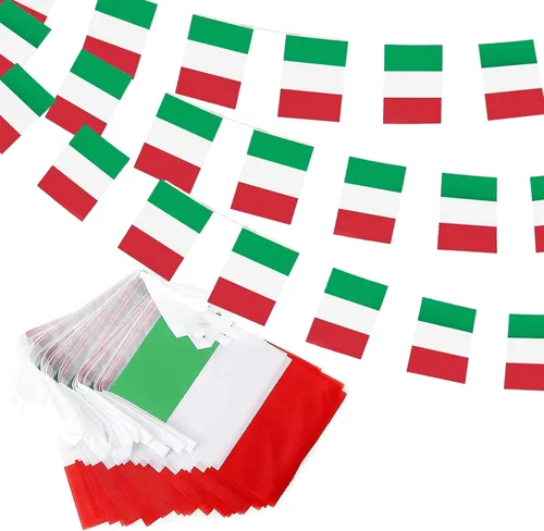 Miniatura 30 de Banderas de cuerda de 100 países, banderines internacionales, banderas del mundo para bares olímpicos, clubes deportivos, decoraciones escolares