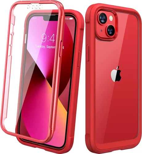 Miniatura 12 de Diaclara - Funda compatible con iPhone 11, carcasa resistente de cuerpo completo con protector de pantalla integrado sensible al tacto y Transparente