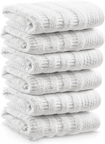 Miniatura 16 de Softerry Juego de toallas de baño de algodón orgánico puro, 100% algodón suave, extra absorbentes y duraderas, de secado rápido de 500 GSM, calidad