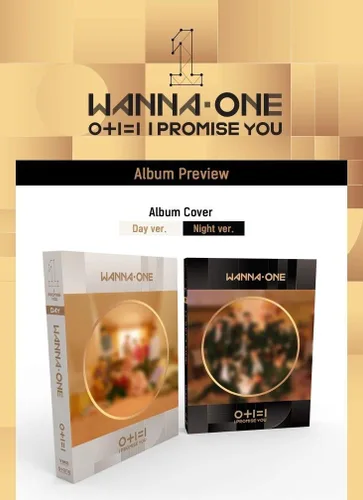 Miniatura 2 de YMC Entertainment WANNA ONE - 0+1=1 I PROMISE YOU (2nd Mini álbum) [Day+Night ver. SET] 2CD+Photobook+Photocard+Mirror Card+Tazo+2 Póster plegado