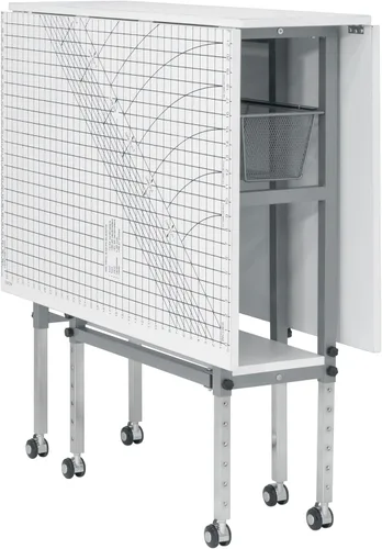 Miniatura 11 de Sew Ready Mesa plegable para pasatiempos y cortes, 58.75 pulgadas de ancho x 36.5 pulgadas de profundidad, mesa blanca para artes y manualidades