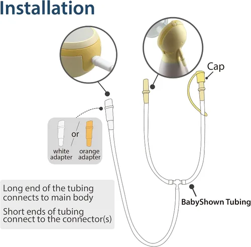 Miniatura 4 de BabyShown Tubing compatible con Medela Freestyle Flex y Medela Swing Maxi Flex Pumps, reemplazo Freestyle Flex y Swing Maxi Flex Tubing, no piezas