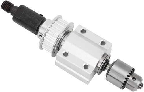 Miniatura 6 de Conjunto de husillo sin potencia, herramienta de portabrocas de carpintería de alta bricolaje para taladros de banco y sierras de mesa con buje M10