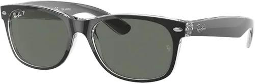 Ray-Ban RB2132 NEW WAYFARER - Gafas de sol para hombres y mujeres + paquete con kit de cuidado de gafas de cortesía de diseñador iWear