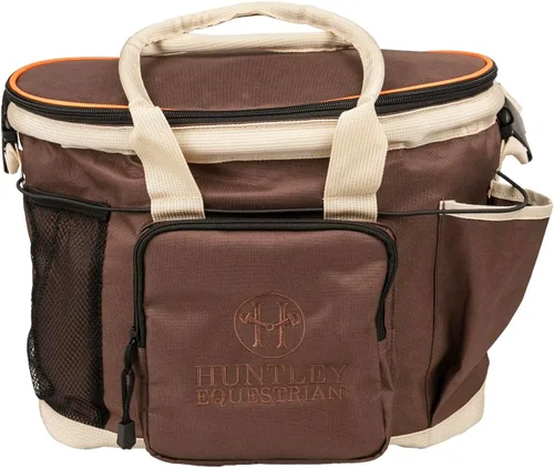 Miniatura 12 de Huntley Equestrian Bolsa de aseo de lujo perfectamente diseñada de fácil acceso con múltiples bolsillos con cierre superior de doble asa