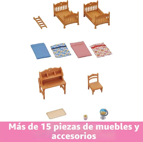 Miniatura 2 de Calico Critters Set de habitación infantil, papel, multicolor