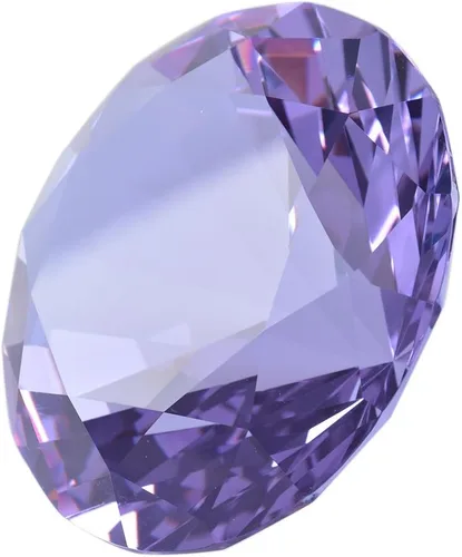 Miniatura 9 de LONGWIN Pisapapeles de diamante de cristal de 80 mm (3.1 pulgadas), joyas para decoración de boda, centros de mesa, decoración para el hogar (Azul)