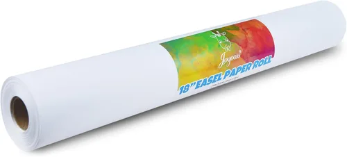 Rollo de papel de caballete Joyooss 18" x 984" (82'), Papel de dibujo para artes y manualidades, Rollo de papel para pintar caballete para niños,