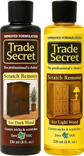 Trade Secret Ocultador de Arañazos para Muebles de Madera Real y Pisos: Cubre Arañazos y Rayaduras en Superficies de Madera, Oculta Defectos Menores
