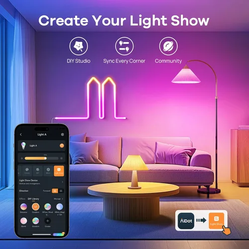 Miniatura 8 de OREiN Matter Bombilla Inteligente, 1100 Lúmenes Equivalente a 75W Bombillas Inteligentes, Bombillas de Luz que Cambian de Color Funcionan con Apple