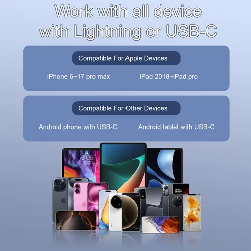 Miniatura 8 de Paquete de 2 micrófonos inalámbricos mini Lavalier de solapa para iPhone, teléfono Android (2 en 1) - micrófonos duales inalámbricos con clip de 65