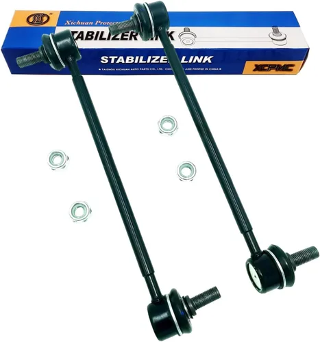 Miniatura 14 de K750523 Kit de enlace de extremo de barra estabilizadora de balancín delantera, 2 piezas, repuesto automotriz izquierdo derecho compatible