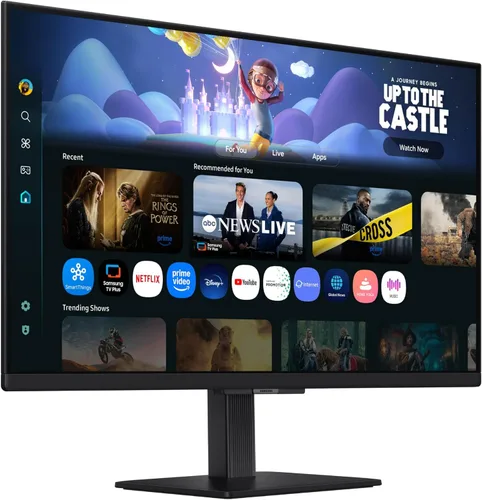 Miniatura 11 de Samsung Monitor inteligente FHD de 27 pulgadas serie M5 (M50F) con TV en streaming, altavoces, HDR10, Gaming Hub, múltiples puertos, rastreador